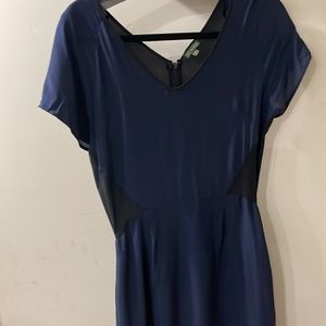The Letter dress xs Blue and black